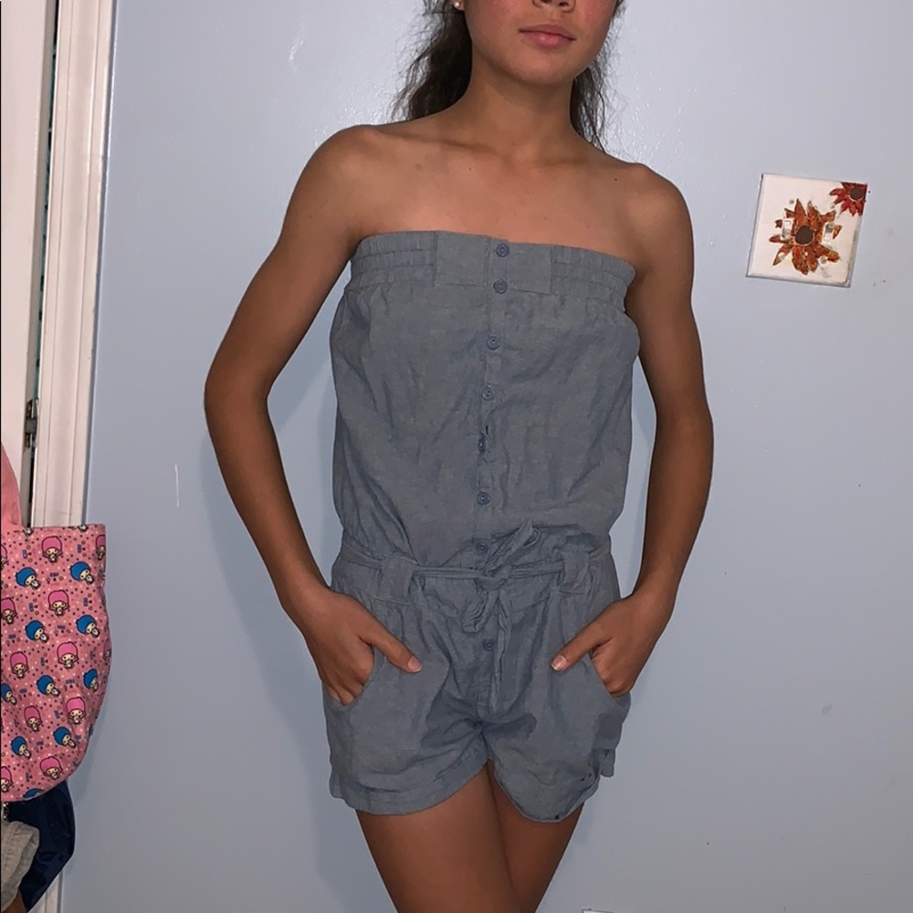 Light blue romper